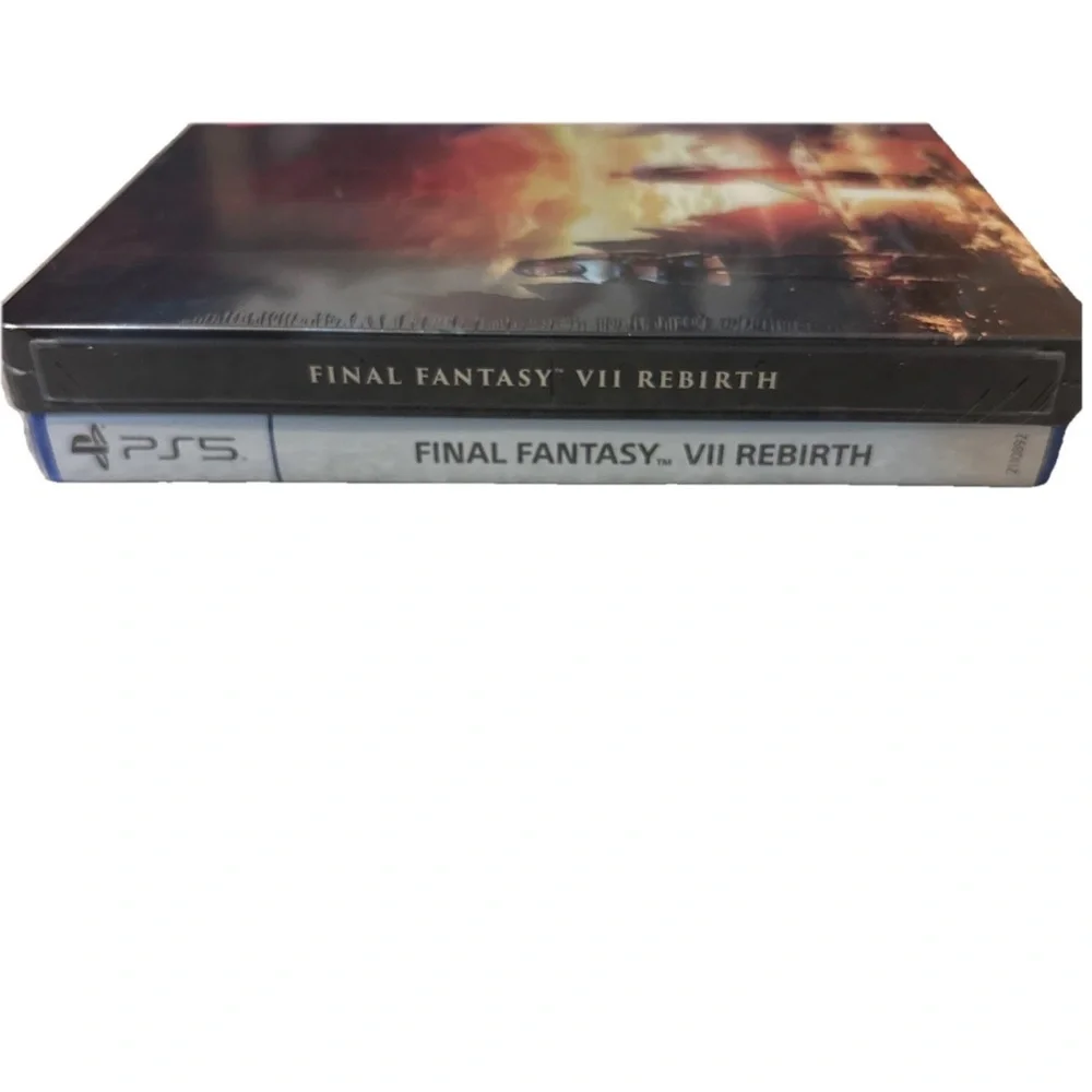 Final Fantasy VII 7 Rebirth Game & Rebirth Steelbook Case For Sony PS5 Sealed